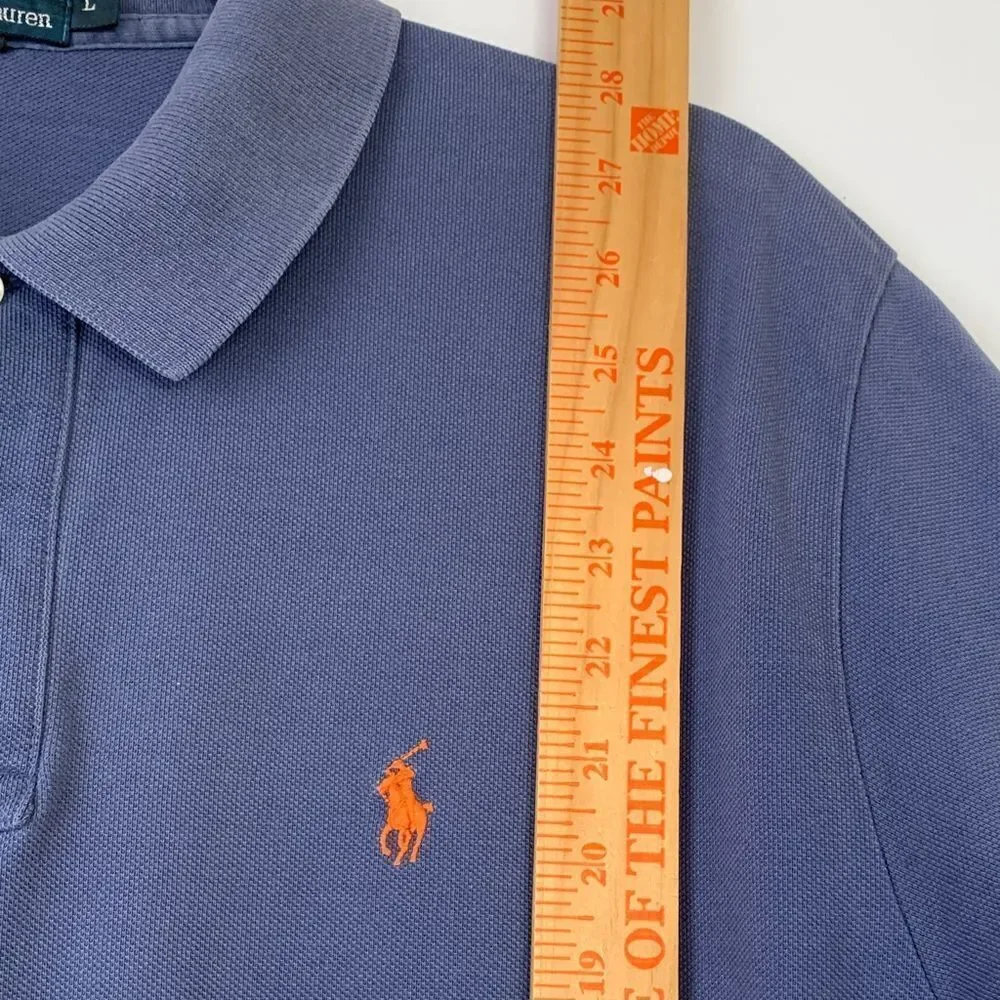 Polo by Ralph Lauren Men's Dark Blue Polo  Shirt Size L